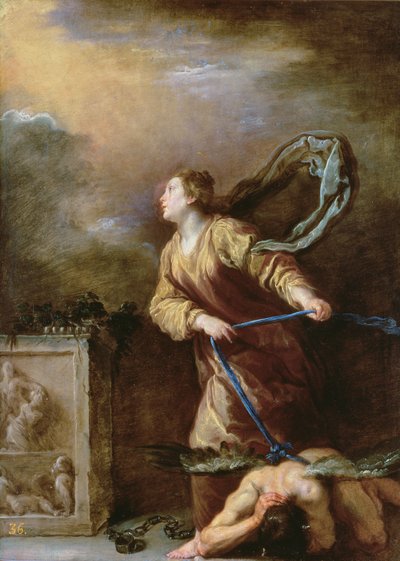 St. Margaret of Cortona Vanquishing the Devil by Domenico Fetti or Feti